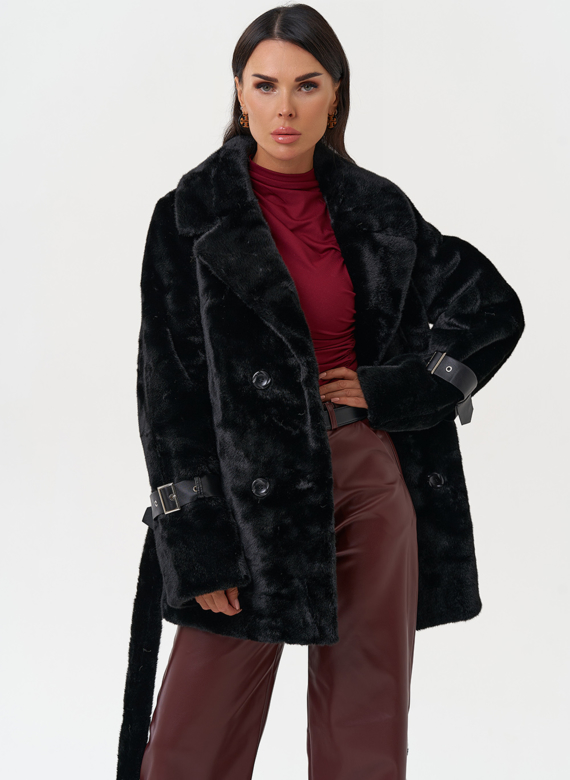 Классическая женская шуба из эко меха