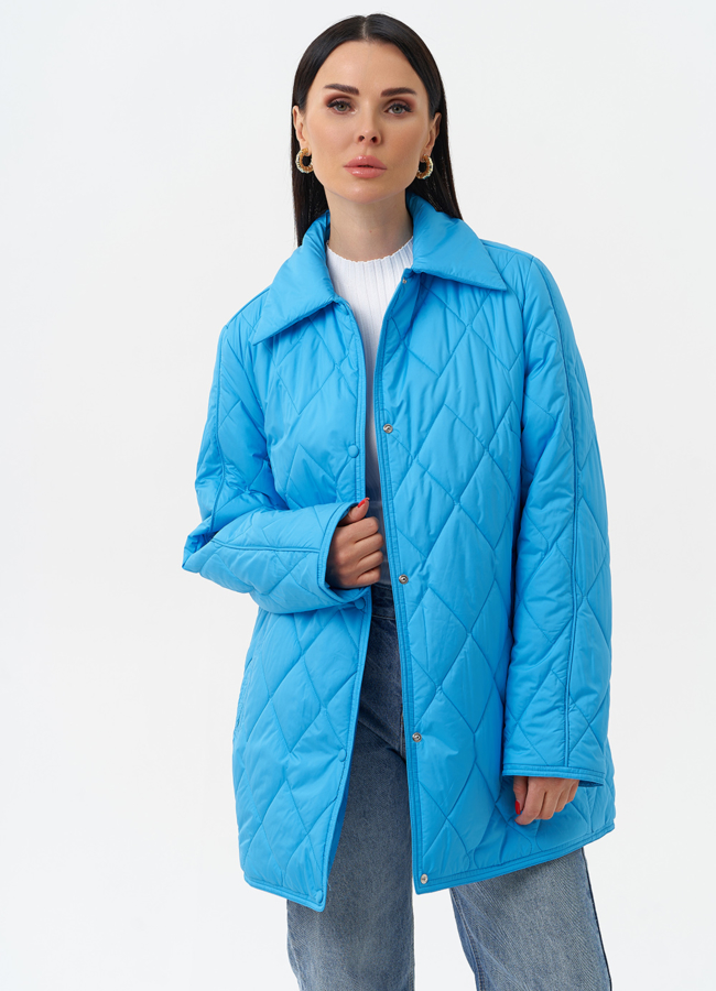 Женская утепленная куртка рубашка модель № 30017 универмаг малина