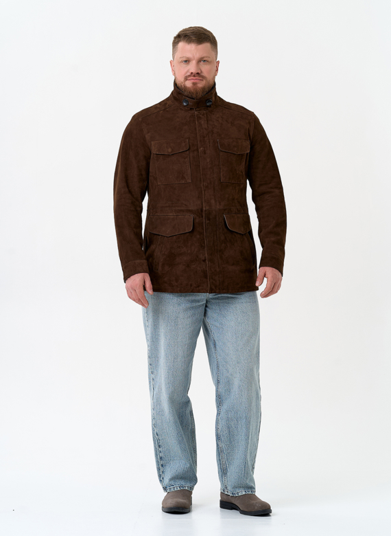 Мужская куртка из натуральной замши