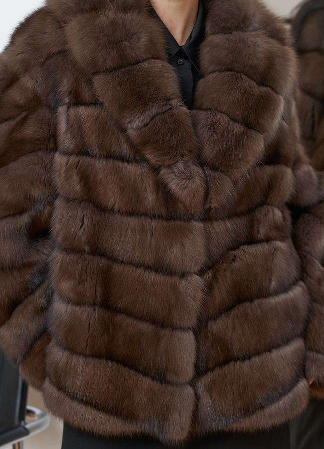 Шуба из баргузинского соболя модель № 29879 в рассрочку