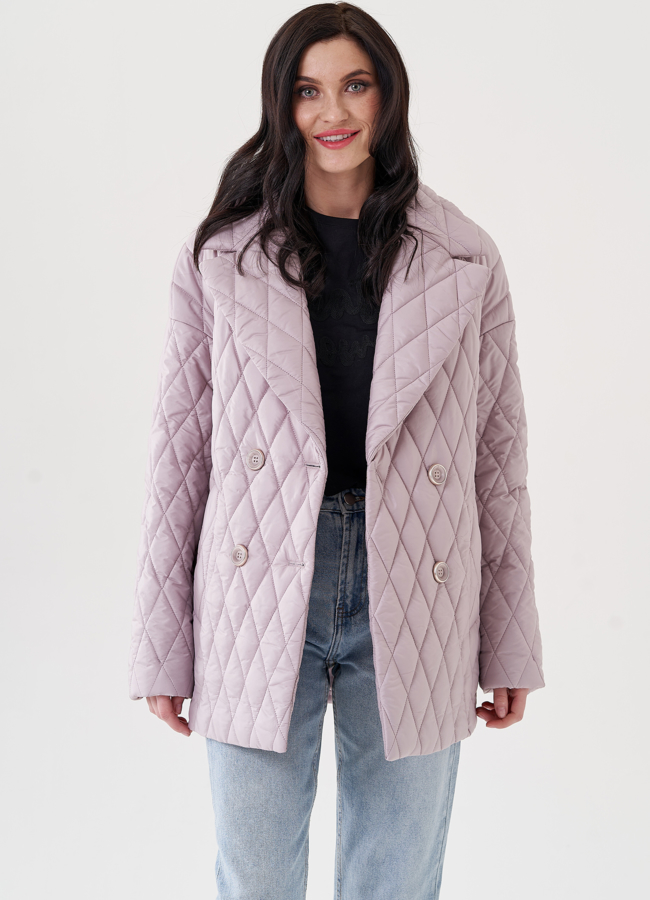 Женское полупальто с английским воротником  модель № 22544 в рассрочку