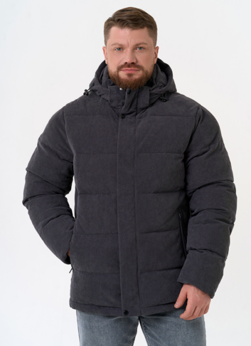 Мужской вельветовый пуховик