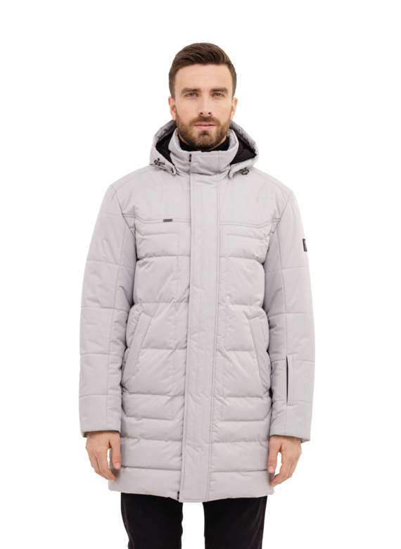 Пуховик мужской с капюшоном 