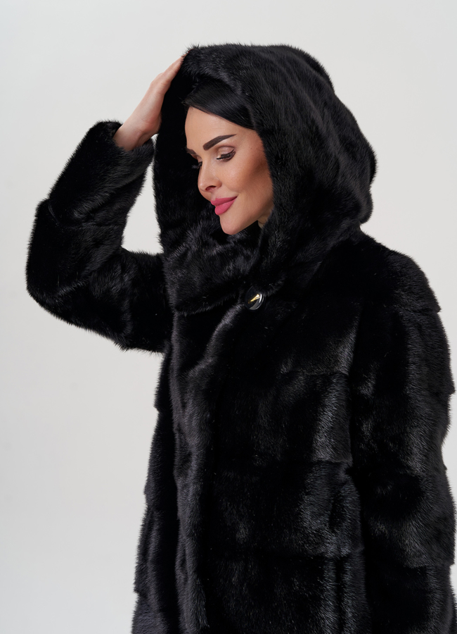 Шуба из норки модель № 24728 универмаг малина