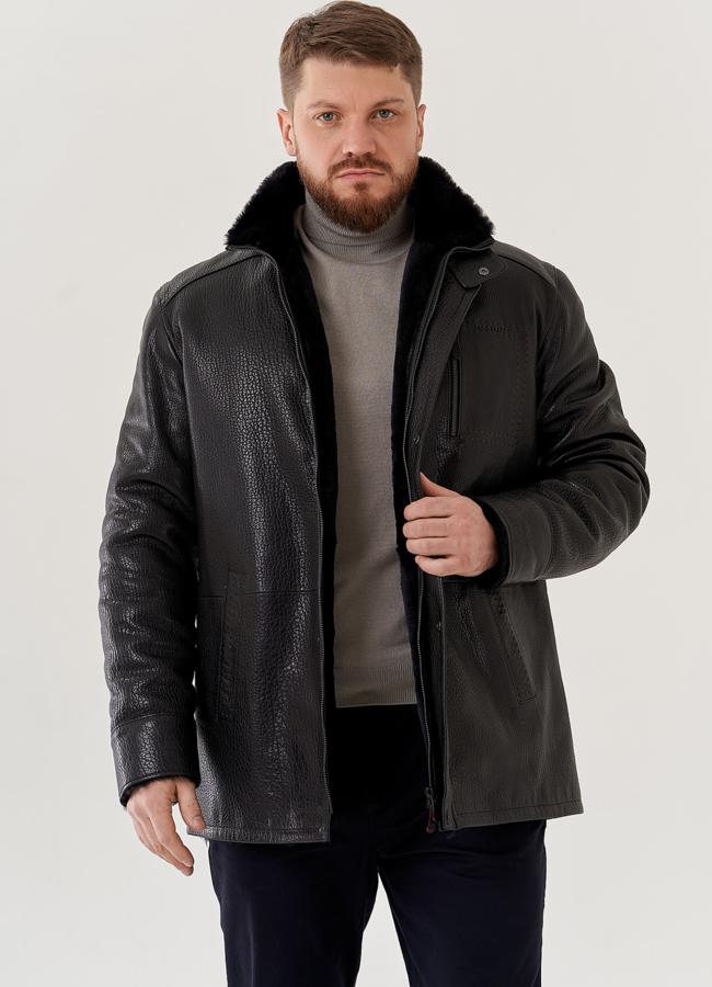 Мужская дубленка  модель № 79295 в кредит