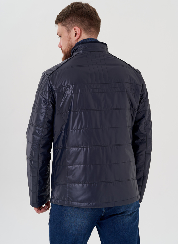 Мужская куртка синего цвета