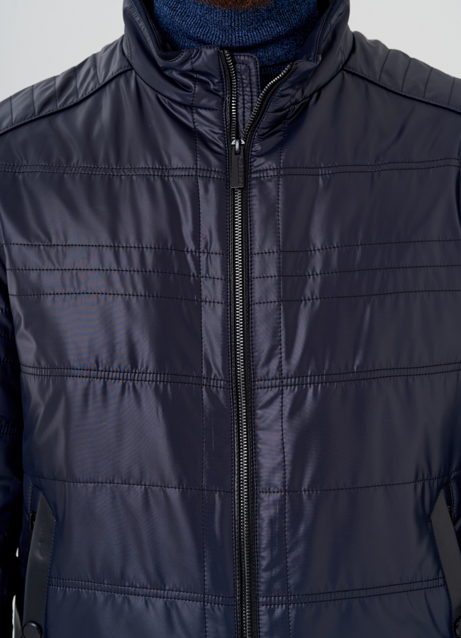 Мужская куртка синего цвета модель № 24354 в рассрочку