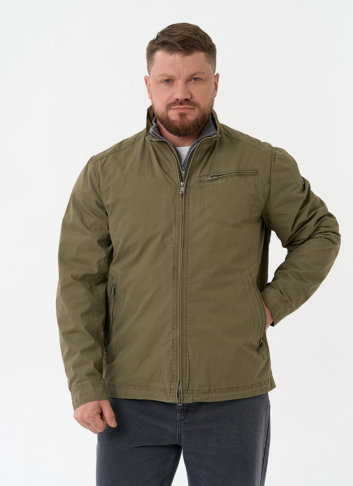 Мужская куртка ветровка с воротником стойкой